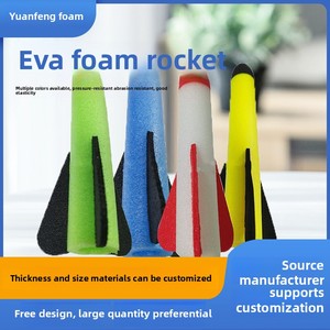 Jouets de sport en gros pied petite fusée enfants lumière extérieure éjection volant Flash <span class=keywords><strong>eva</strong></span> jouets enfants lance-roquettes pistolet à <span class=keywords><strong>air</strong></span> - Product Image 6