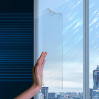 Installation rapide, adhésif transparent, écran LED super fin, film de protection pour écran LED, écran LED pour fenêtre en verre, mur