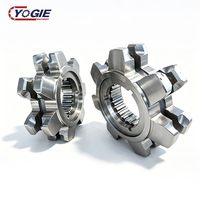 Grande roue dentée en acier au carbone C45 pour chaîne de convoyeur industrielle, à dents multiples, pour four et moulin, sur mesure