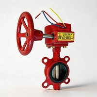 Vanne papillon de signalisation incendie Dn65 Dn80 Dn100 Dn150 Dn200 pour système d'irrigation par aspersion – Vente en gros, directement de l'usine