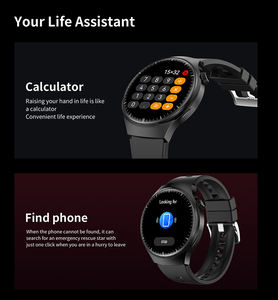 Smartwatch <span class=keywords><strong>4</strong></span> <span class=keywords><strong>Pro</strong></span> per Uomo con Schermo HD, Tracker Fitness con Chiamate BT, Monitoraggio Frequenza Cardiaca, Funzioni Sportive, Sistema Operativo Android - Product Image 6