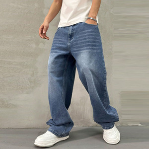 Pantalones Vaqueros Ligeros de Estilo Casual para Hombre, Corte Recto y Holgado, Cómodos, Pantalones Anchos para Hombre, Nueva Llegada - Product Image 2