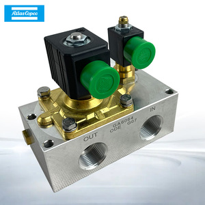 Conjunto de Válvula Solenoide Atlas Copco 1649800391, Piezas Metálicas para Compresores Industriales - Product Image 3