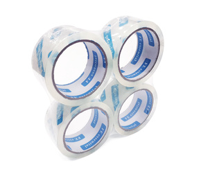 <span class=keywords><strong>Cinta</strong></span> adhesiva de acrílico BOPP, <span class=keywords><strong>transparente</strong></span>, <span class=keywords><strong>blanca</strong></span>, 45mm, 110 yardas, para sellado de cartón - Product Image 5