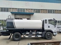 Nueva Camioneta Cisterna de Agua Diésel 4x2 Personalizable de 10cbm y 200hp Euro 3 para Limpieza Municipal con Motor y Bomba