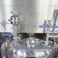 Sipuxin 250L Mélangeur d'émulsifiant sous vide de type hydraulique Fabricant de cosmétiques Équipement de mélange de machine avec réservoir d'eau et huile