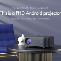 Projecteur intelligent Android X1 PLUS 9e génération 3D WiFi double bande 2 Go de RAM Lampes LED LCD 1080P HD Batterie en option Portable 450 Lumens