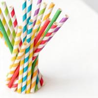 Pailles en PLA 100% biodégradables 8*145mm en noir, pailles jetables compostables pour la restauration en gros