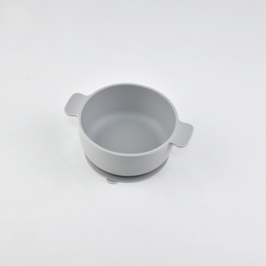 신제품 아이디어 아기 수유 식기 세트 용품 100% 식품 등급 Bpa 무료 실리콘 식기 아기 그릇 흡입 - Product Image 3