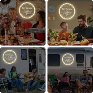 Camper Letreros Neon LED indoor hanging ambient light shop <b>sign</b> wall decoration light entrance indicator light luminous <b>sign</b> - Product Image 6