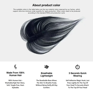 Vente en gros de postiches en <span class=keywords><strong>cheveux</strong></span> humains, postiches à velcro, pièces pour femmes, patchs de <span class=keywords><strong>cheveux</strong></span> naturels humains - Product Image 3