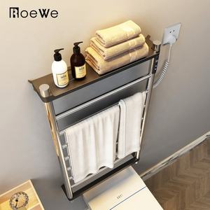 Porte-serviettes électrique intelligent en acier inoxydable, 1 pièce, accessoires de salle de bain, rail <span class=keywords><strong>serviette</strong></span> chauffante - Product Image 3