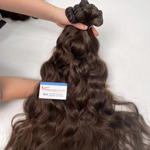 Extensiones de Cabello Humano Vietnamita de Alta Calidad, con Trama de Color, Varias Texturas, Sin Caída ni Enredos - Product Image 6