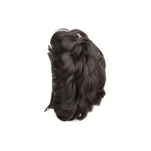 Yuajike <b>Bun</b> Wig <b>Clip</b> For Women Full Back Of Head Fluffy Updo High Temperature Wire <b>Hair</b> Realistic Daily Use - Product Image 5