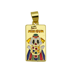 HD848 Dijes de esmalte chapados en oro de 18K con diseños de caramelo, refresco, botella de cerveza, globo aerostático, dinero y ala, para la fabricación de collares y joyas DIY - Product Image 5