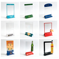 Support de brochure en acrylique personnalisé avec logo, présentoir de prospectus de table, support de brochure de comptoir pour la réception de magasin, les salons professionnels