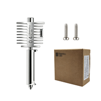 Kit Hotend Bamboo A1 Rakitan Hotend Asli dengan Nosel Baja Keras 0.2/0.4/0.6/0.8mm untuk Bagian Printer 3D A2L A1 Mini