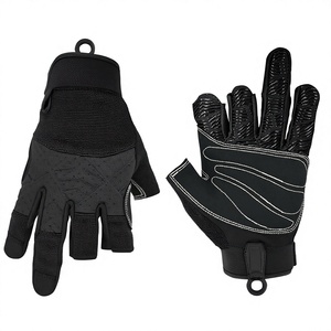 Half-Finger Sports <b>Gloves</b> <b>with</b> Hand <b>Grips</b> and Compression for Beach Use and Arthritis Support - Product Image 3