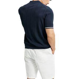 Camiseta Polo Personalizada de Manga Corta, Cuello Redondo, Estilo Casual, Ajustada, de Algodón para Hombre - Product Image 3