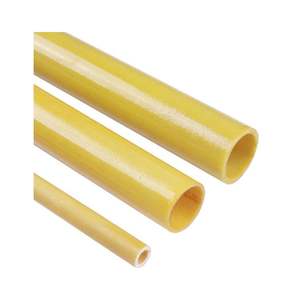 Tube rond en fibre de verre FRP haute résistance, durable, flexible et personnalisable avec service de découpe pour divers besoins de traitement - Product Image 1