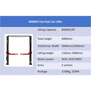 Mesin pengangkat mobil hidrolik, 8000kg, kendaraan berat/VAN/truk Pickup, mesin pengangkat dengan Lift Lift mobil CE - Product Image 4