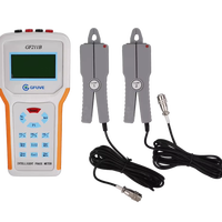 Instrument de mesure d'angle de phase portable à double pince avec précision de 0,5 %, tension/courant CA double canal (0-500 V/200 mA-10 A)