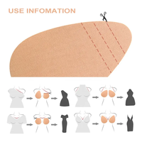 Cache-tétons adhésifs grande taille pour femmes, cache-tétons invisibles push-up pour femmes grandes tailles, autocollants liftants pour poitrine généreuse