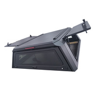 Couverture de benne étanche en alliage d'aluminium avec verrouillage pour pick-up 4x4 – Installation sans perçage – Capot de camping-car sur mesure