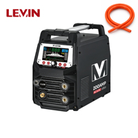 Machine à souder TIG AC/DC LEVIN 200 AMP à onduleur pulsé à onde carrée avec contrôle synergique MCU pour l'acier inoxydable et l'aluminium