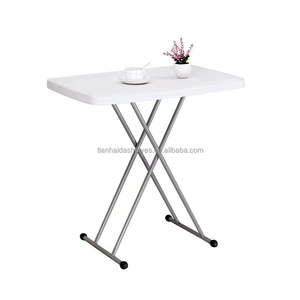 <span class=keywords><strong>Mesa</strong></span> Plegable de Plástico Moderna con Altura Ajustable - Para Jardín, Camping, Picnic y Oficina, <span class=keywords><strong>Mesa</strong></span> Plegable Comercial para Oficina - Product Image 6