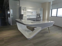 BOGAO Mobilier de bureau de haute qualité Bureau d'ordinateur de luxe chaise de patron Mobilier commercial exécutif ergonomique de luxe