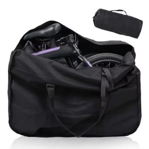 Muestra Gratis: Bolsa Plegable para Bicicleta de 20/26 Pulgadas con Correa Desmontable, Camuflaje, Impermeable, a Prueba de Polvo, Capacidad de 2L, para Auto, Tren y Avión - Product Image 1