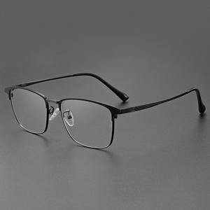 Gafas de Sol Danyang de Media Montura para Hombre, Rectangulares, Aleación 9686, Lentes de Plástico Anti-UV - Product Image 1