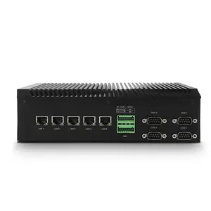 JWIPC i3-1115G4 Fanless Industrial Computer Wide Working Temperature Embedded PC AI Machine Vision DIN Rail Barebone System i3