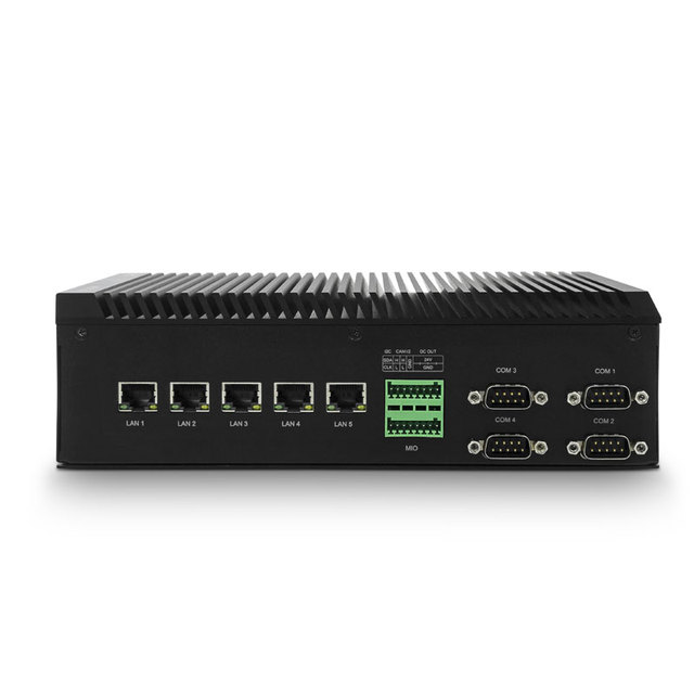 JWIPC I3-1115G4 Fanless Industrial Computer Wide Working Temperature Embedded PC AI Machine Vision DIN Rail Barebone Stock