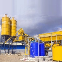 Centrale à béton mobile automatique prête à l'emploi avec système de contrôle PLC 90m³/h – Offre Spéciale