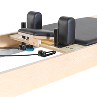 Machine de Pilates et de Yoga, équipement d'entraînement réglable en bois, tour de studio, reformer de Pilates