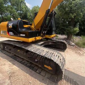 Excavatrice Caterpillar 323D d'occasion de 23 tonnes, matériel de construction avec composants d'origine : moteur, pompe - Product Image 3