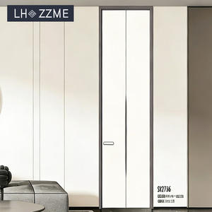 أبواب خشبية داخلية مخصصة للبيع المباشر من المصنع الصيني، أبواب بيضاء مطلية، أبواب خفيفة الوزن عازلة للصوت لغرف النوم - Product Image 1