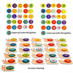 <span class=keywords><strong>Puzzle</strong></span> Educativi per Bambini con Lettere dell'Alfabeto, Blocchi <span class=keywords><strong>Puzzle</strong></span> per l'Educazione Precoce, Tavole <span class=keywords><strong>Puzzle</strong></span> per l'Apprendimento dell'Inglese - Product Image 3