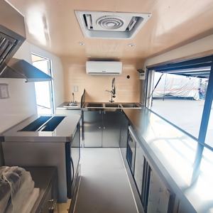 Мобильный кухонный грузовик с прицепом для еды, полное оборудование для закусок, хот-доги, конфеты, чипсы, мороженое, фаст-фуд в продаже, депозит - Product Image 6