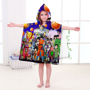 Toalla con capucha para niños con estampado personalizado de dibujos animados, toalla de playa de verano para niños, poncho con capucha, albornoz para <span class=keywords><strong>bebé</strong></span> <span class=keywords><strong>recién</strong></span> <span class=keywords><strong>nacido</strong></span>, manta - Product Image 4