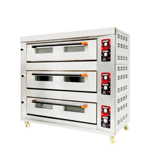 Horno eléctrico comercial para cocina, horno para hornear, tres capas, nueve Sartenes para catering, equipo comercial para hornear - Product Image 3