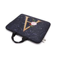 Sac pour ordinateur portable en mousse avec impression par transfert thermique, style classique, fermeture à poignée – Sac intérieur portable pour 13-17 pouces