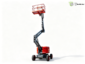 Plataforma Elevadora Articulada Usada Skyjack SJ46 <span class=keywords><strong>AJ</strong></span> 14m 4WD para Terrenos Difíciles |   CE |   EPA |   Plataforma de Trabajo Aérea con Motor Diésel EURO 5, 4680 kg - Product Image 1