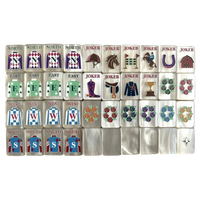 Mahjong Équestre Moderne Yunduo Effet Vague de Perles pour 4 Joueurs, en Acrylique Écologique, Durable et Portable