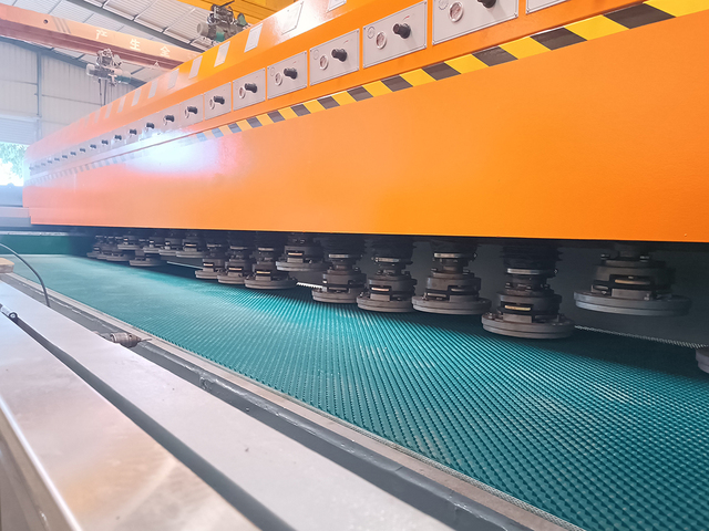 Dafon High Speed Granite/Marble Polishing Line Machine 8/12/16 Heads Motor Engine Pump High Safety Stone Surface Polishing