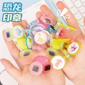 Mini Juego de Sellos de Dinosaurios de Dibujos Animados, Juguete de Plástico para Niños, Regalo para Jardín de Infancia, Cápsula Gashapon, Artículo Novedoso, Unisex de 4 a 6 Años - Product Image 1