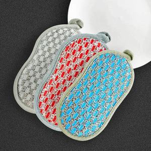 Esponja de doble cara para lavar platos, esponja mágica para lavar platos, paño de limpieza, estropajo, estropajo para ollas, esponja en forma de ocho. - Product Image 3