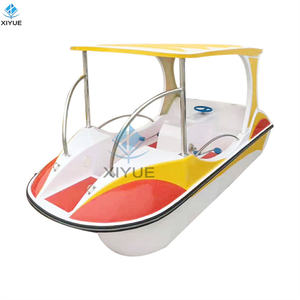 Bateau de couple luxueux en fibre de verre divertissement aquatique bateau flottant parc aquatique équipement de sport <span class=keywords><strong>d</strong></span>'amusement bateau à pédales électrique - Product Image 1